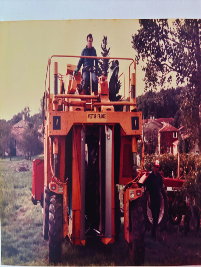 1 vendange à la machine